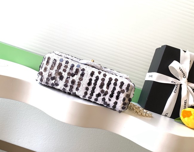 CHANEL Evening Bag AS4298 black&white