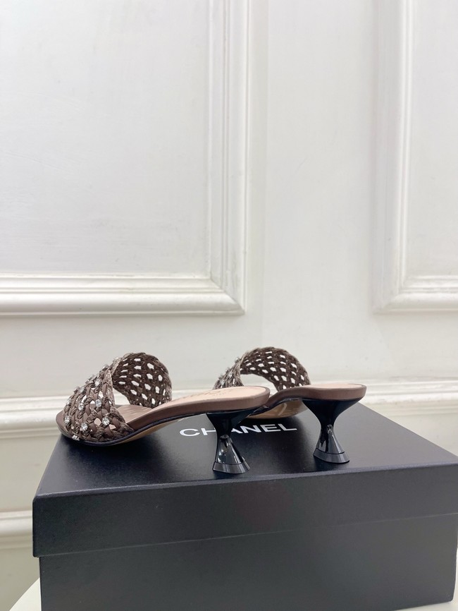 Chanel Mules  Heel 5CM 55699-1