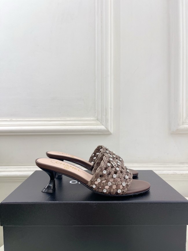 Chanel Mules  Heel 5CM 55699-1