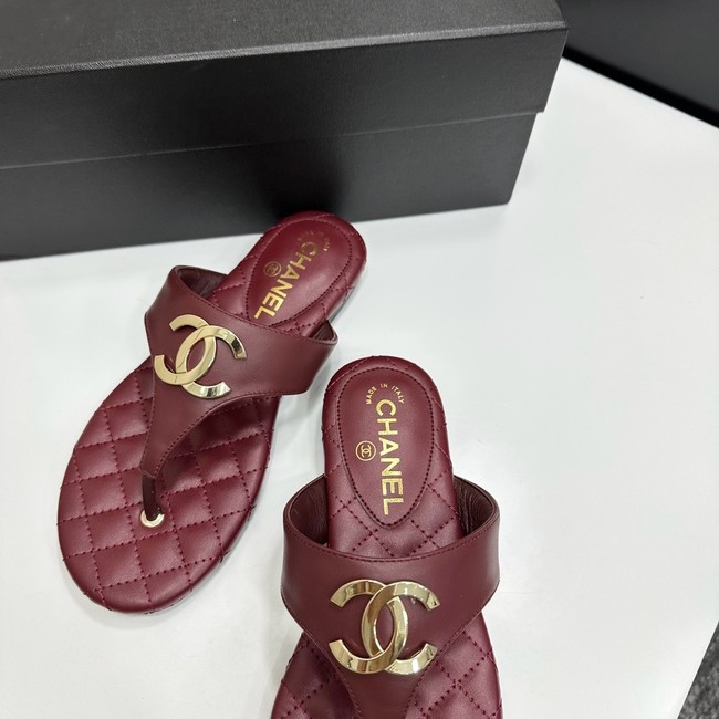 Chanel Thongs Lambskin 55745-3
