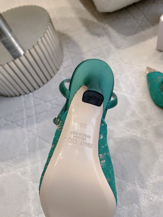 Jimmy Choo slingback pumps in satin crepe 55743-4