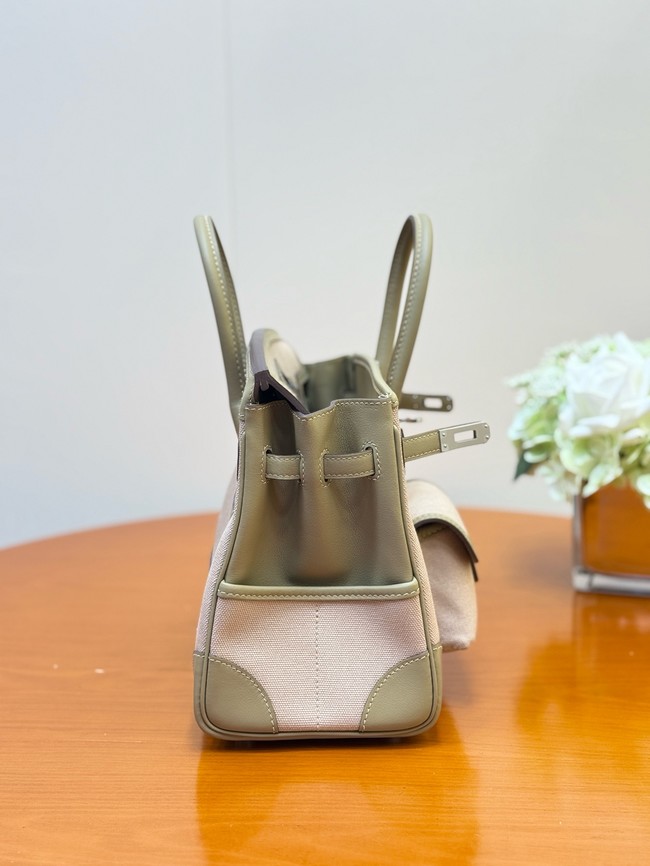 Hermes Birkin Toile & Cuir H6987-2