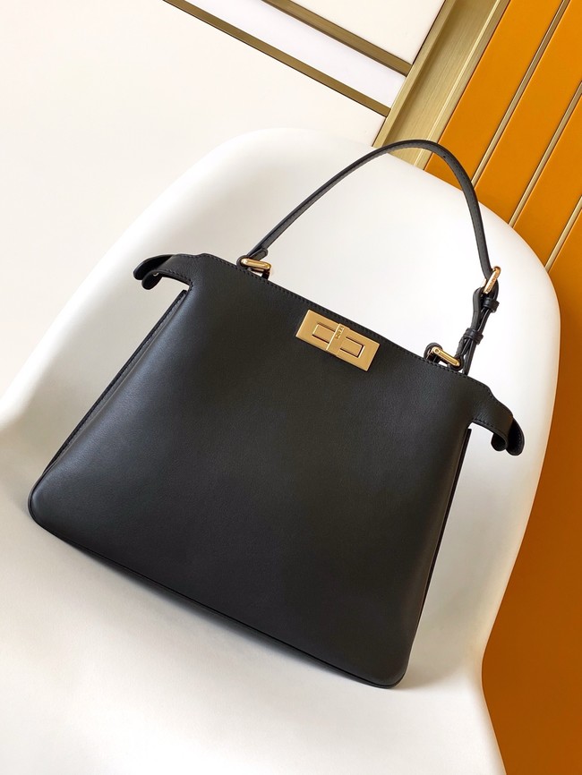 FENDI Way Medium Cowhide Bag 8BN367 black