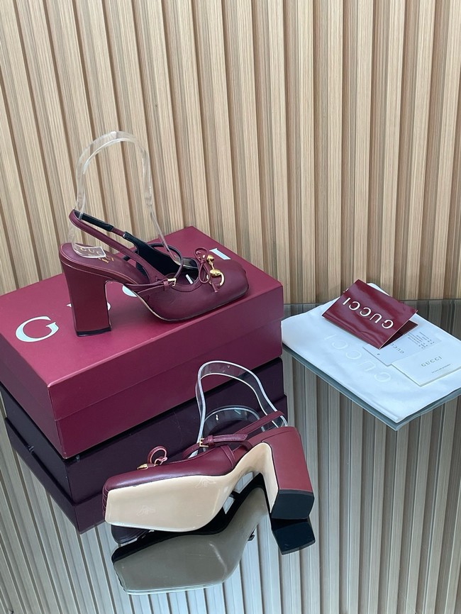 Gucci Womens slingback pump with Horsebit 66924-2