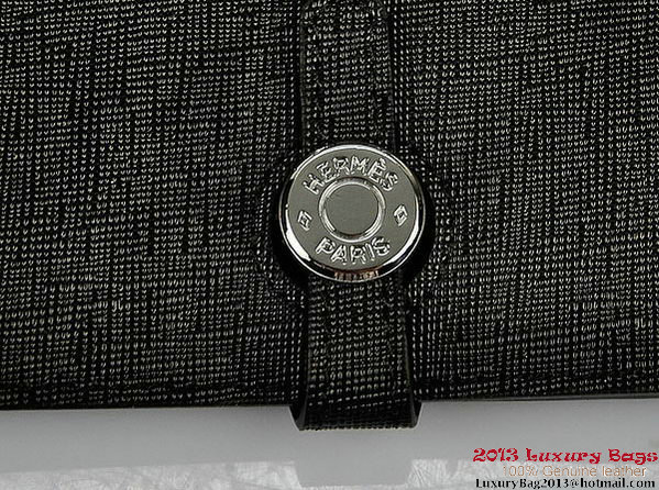 Hermes Dogon Wallet Travel Case H001 Black Hermes Dogon Wallet Travel Case H001 Black