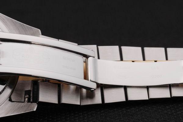 Rolex Datejust Golden White Stainless Steel Watch-RD2407 Rolex Datejust Golden White Stainless Steel Watch-RD2407