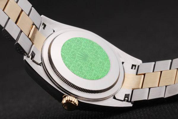 Rolex Datejust Golden White Stainless Steel Watch-RD2407 Rolex Datejust Golden White Stainless Steel Watch-RD2407
