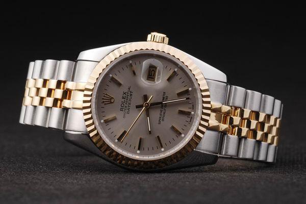 Rolex Datejust Golden Surface Round Cutwork Watch-RD2361 Rolex Datejust Golden Surface Round Cutwork Watch-RD2361