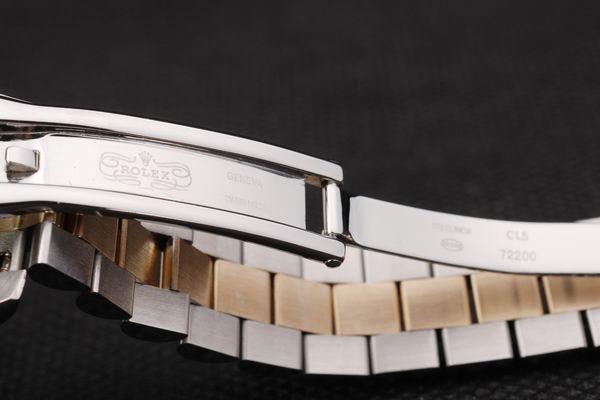 Rolex Datejust Mechanism Golden White Cutwork Watch-RD2374 Rolex Datejust Mechanism Golden White Cutwork Watch-RD2374