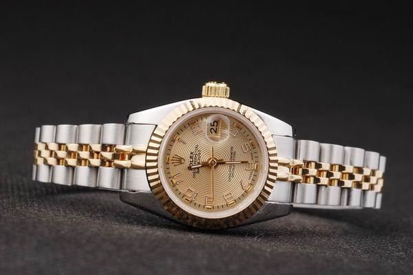 Rolex Datejust Mechanism Rose Golden Surface Women Watch-RD2461 Rolex Datejust Mechanism Rose Golden Surface Women Watch-RD2461