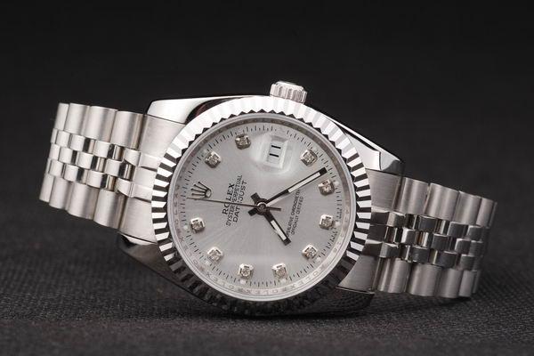 Rolex Datejust Mechanism Silver&White Cutwork Women Watch-RD2428 Rolex Datejust Mechanism Silver&White Cutwork Women Watch-RD2428