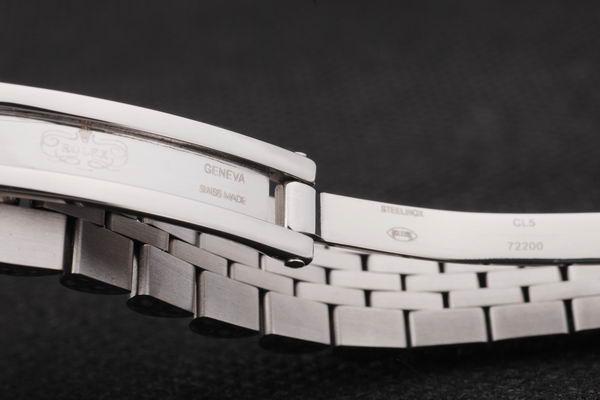 Rolex Datejust Mechanism Silver Bezel White Surface Watch-RD2451 Rolex Datejust Mechanism Silver Bezel White Surface Watch-RD2451