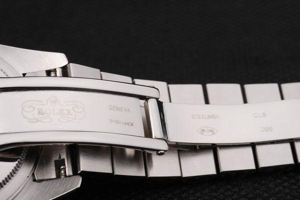 Rolex Datejust Silver&Black Stainless Steel Watch-RD2411 Rolex Datejust Silver&Black Stainless Steel Watch-RD2411