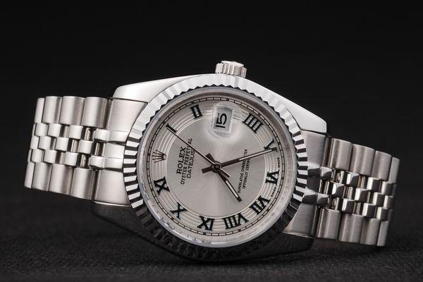Rolex Datejust Silver&White Surface Cutwork Watch-RD2391 Rolex Datejust Silver&White Surface Cutwork Watch-RD2391