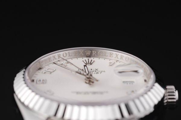 Rolex Datejust Silver Bezel&White Surface Watch-RD2392 Rolex Datejust Silver Bezel&White Surface Watch-RD2392