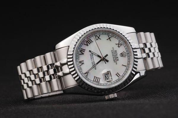 Rolex Datejust Silver Bezel&White Surface Watch-RD2395 Rolex Datejust Silver Bezel&White Surface Watch-RD2395