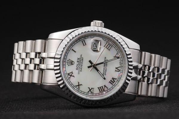 Rolex Datejust Silver Bezel&White Surface Watch-RD2395 Rolex Datejust Silver Bezel&White Surface Watch-RD2395