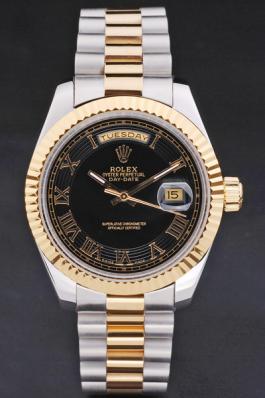 Rolex Day-Date Golden&Black Surface Watch-RD2879 Rolex Day-Date Golden&Black Surface Watch-RD2879