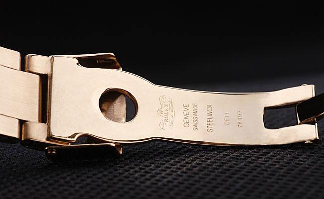 Rolex Daytona Mechanism Golden Bezel White 38mm Watch-RD3831 Rolex Daytona Mechanism Golden Bezel White 38mm Watch-RD3831