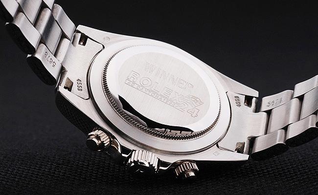 Rolex Daytona Mechanism Silver Bezel Black 39mm Watch-RD4014 Rolex Daytona Mechanism Silver Bezel Black 39mm Watch-RD4014