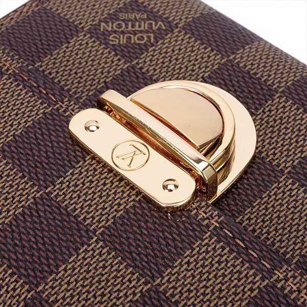 Louis Vuitton Damier Ebene Canvas Koala Wallet N60005 Louis Vuitton Damier Ebene Canvas Koala Wallet N60005